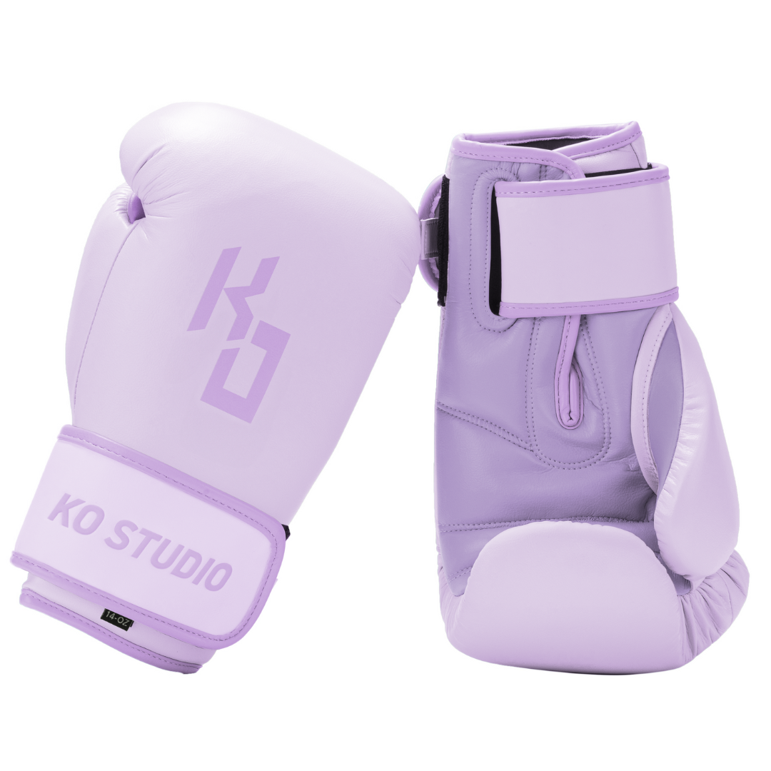 Contemporary Lavender Boxing Gloves