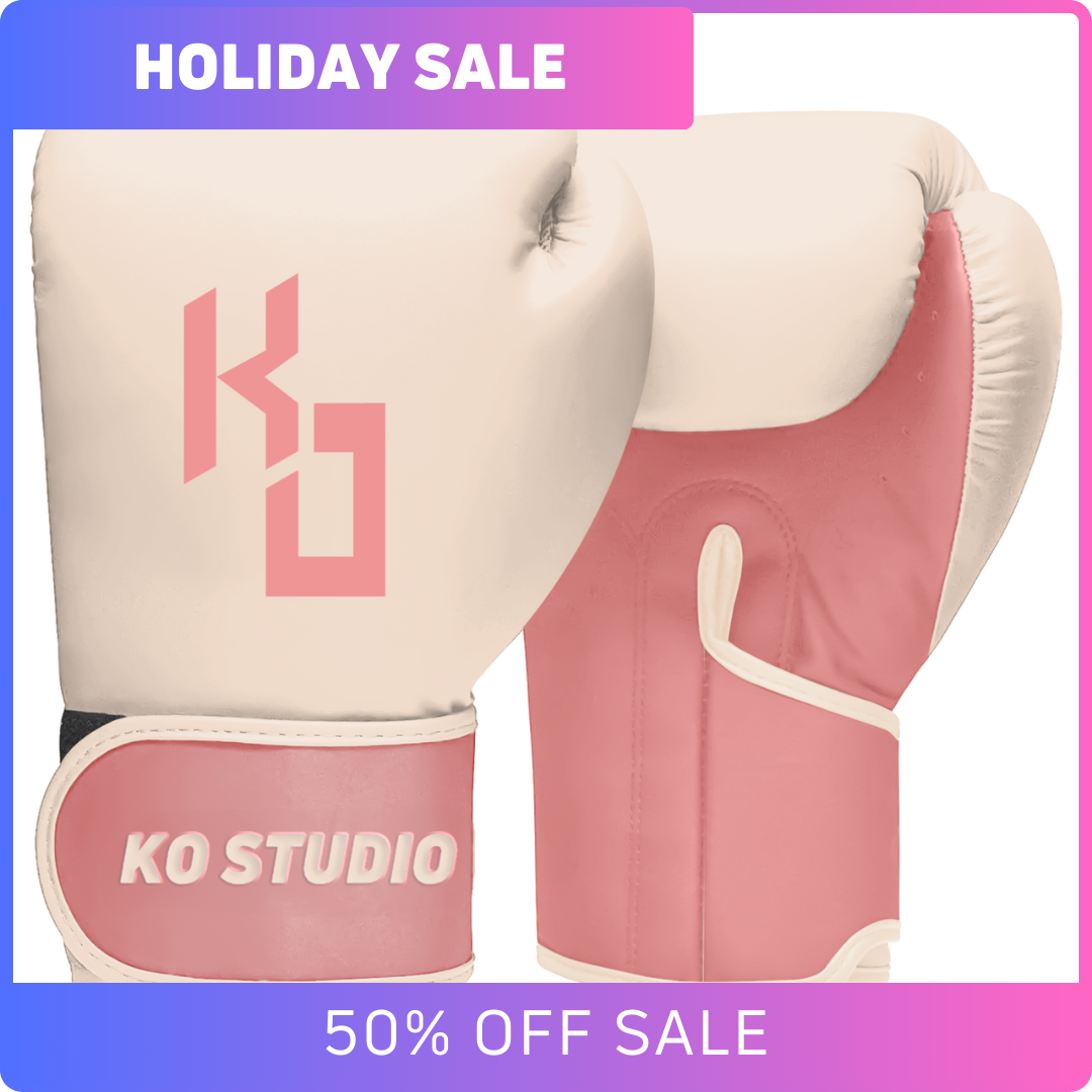 Classic Rose Pink Boxing Gloves KO Studio