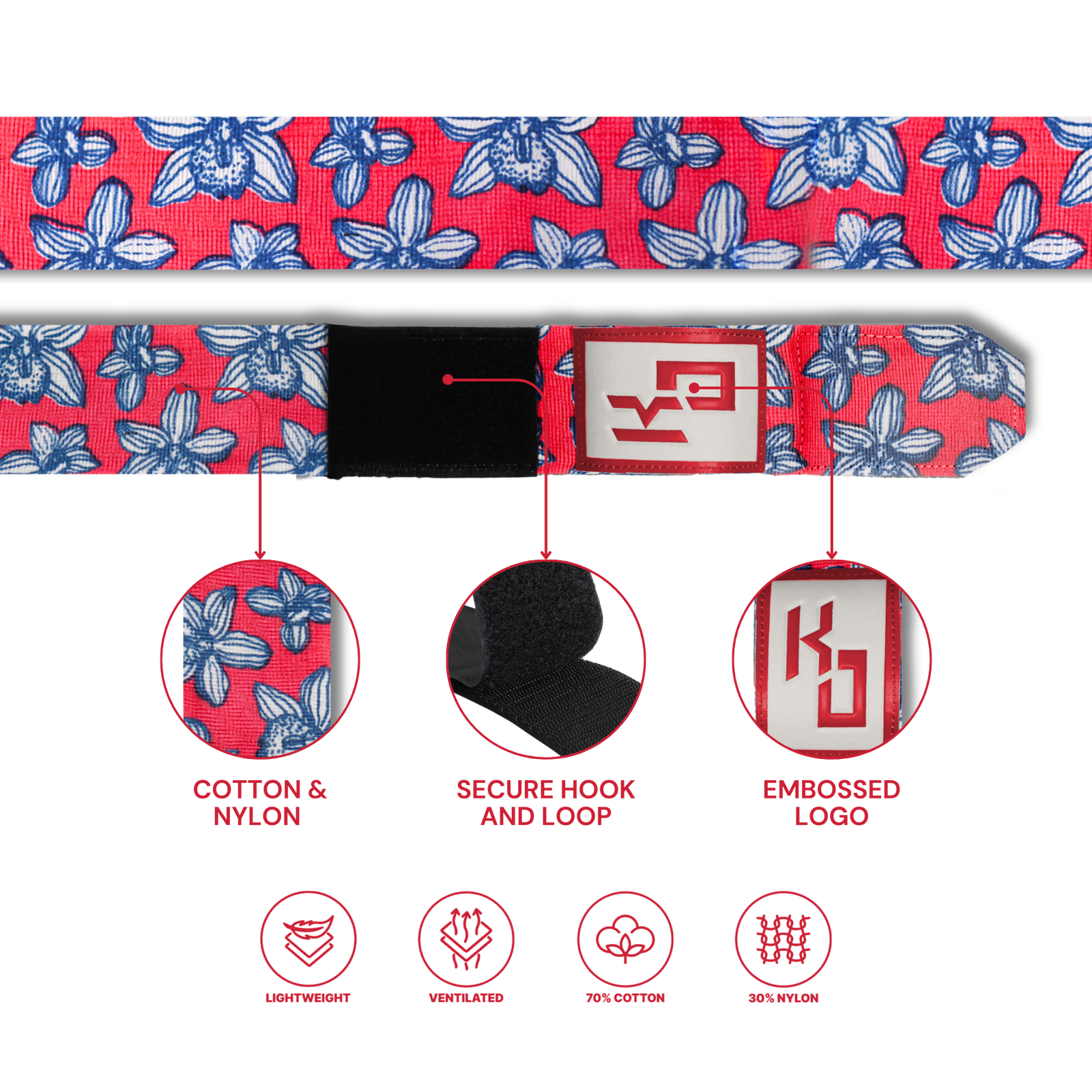 Pink Paradise Hand Wraps | KoStudio.co