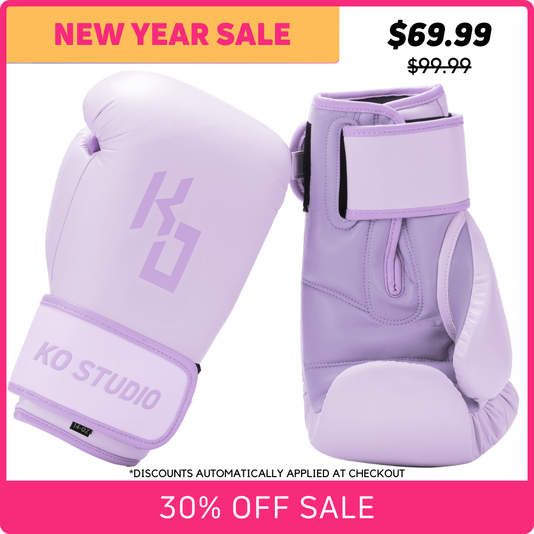 Contemporary Lavender Boxing Gloves
