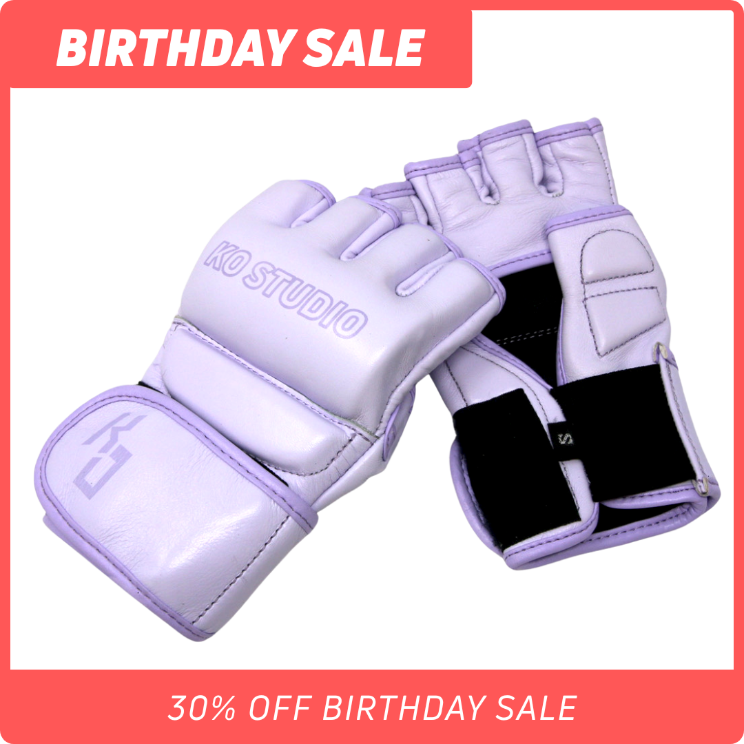 Lavender MMA Gloves