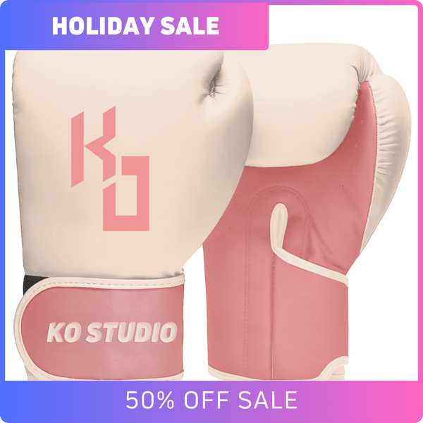 Classic Rose Pink Boxing Gloves KO Studio