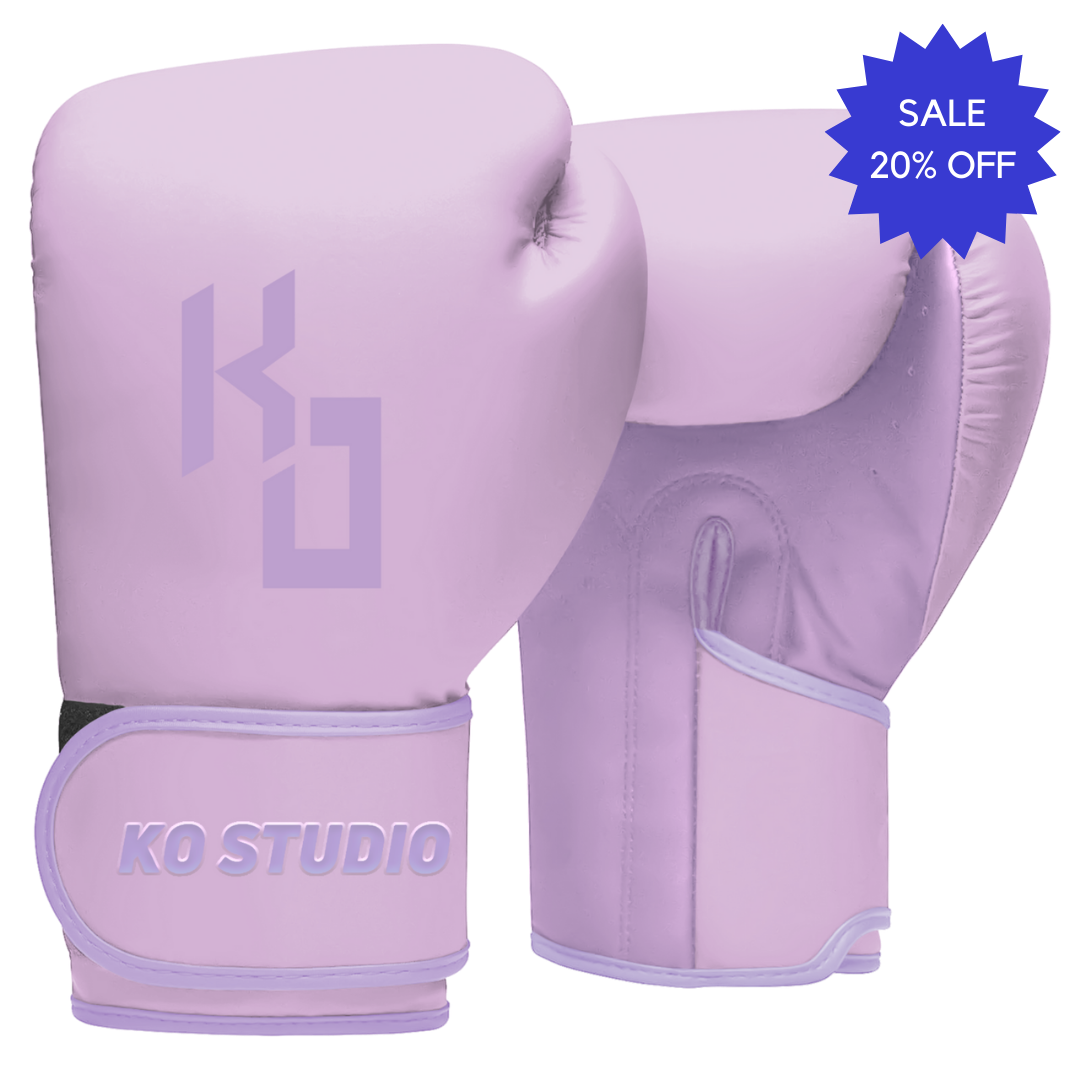 Contemporary Lavender Boxing Gloves