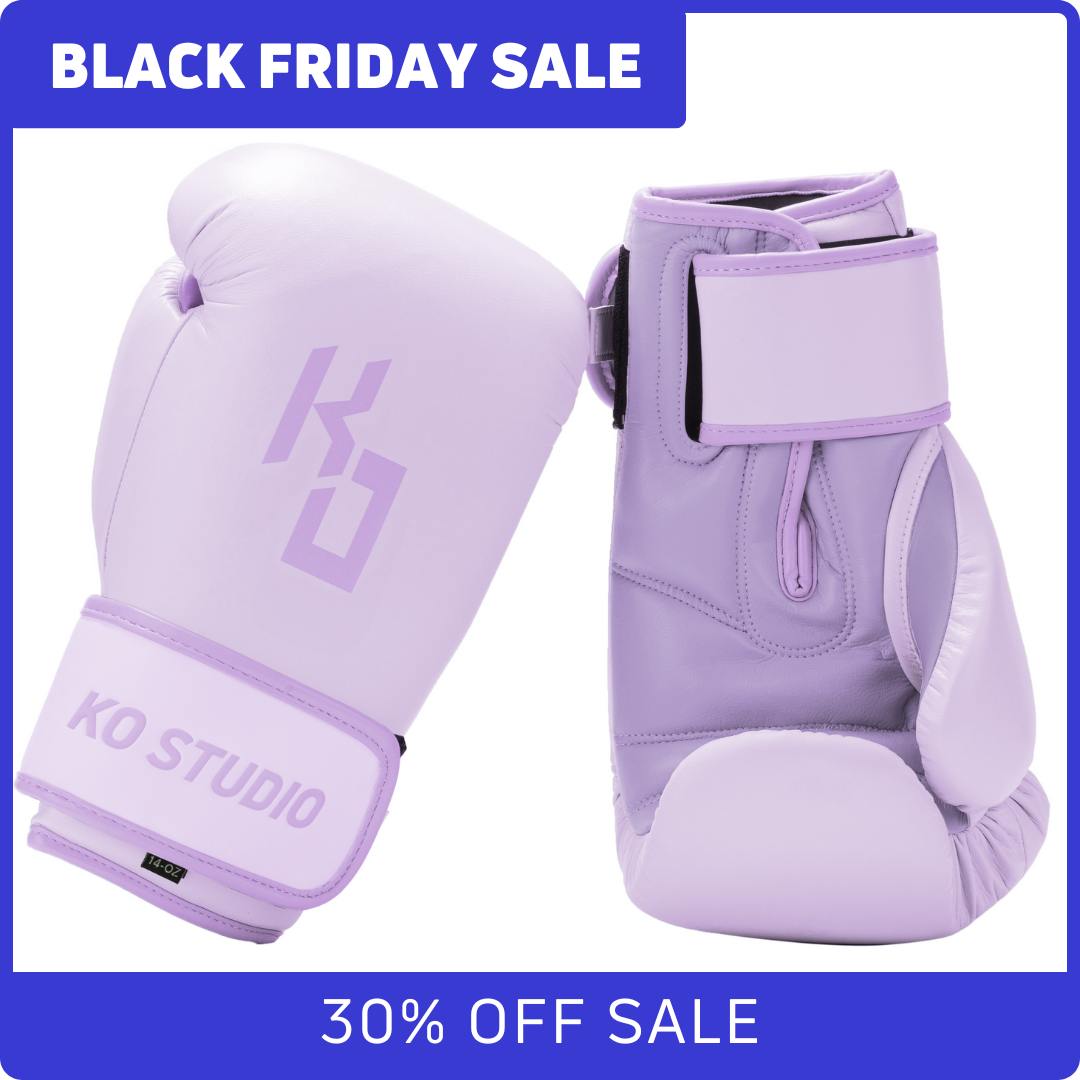 Contemporary Lavender Boxing Gloves