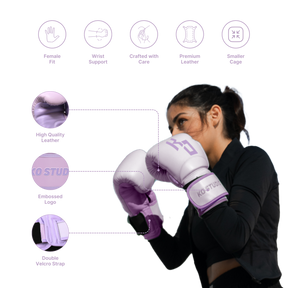 Contemporary Lavender Boxing Gloves | KoStudio.co