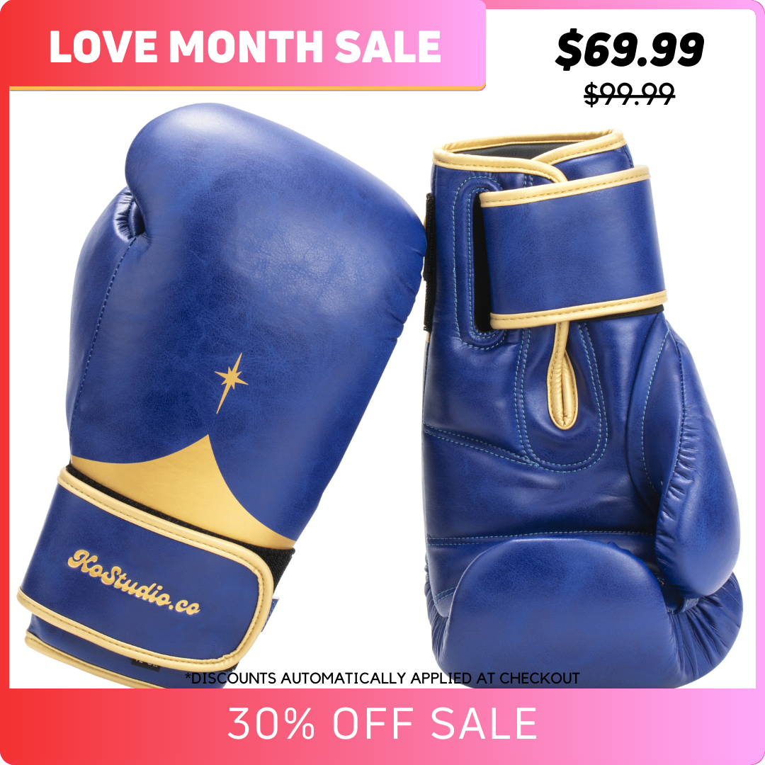 Sapphire Boxing Gloves