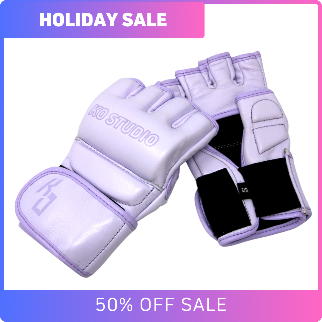 Lavender MMA Gloves